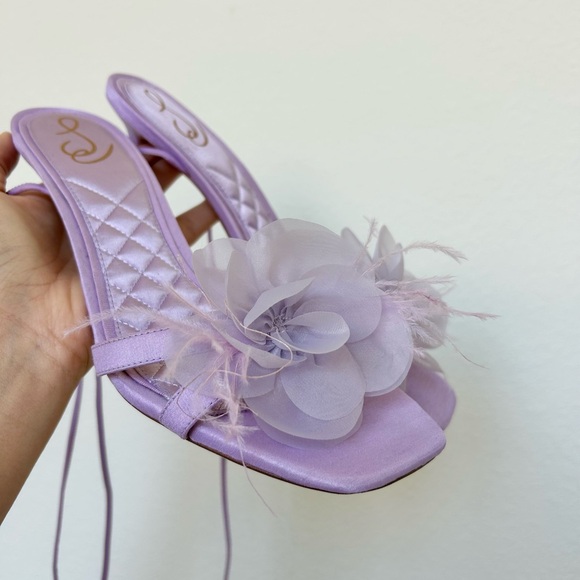 Sam Edelman Pammie Ankle Wrap Dress Sandal in Orchid Blossom - Picture 7 of 10